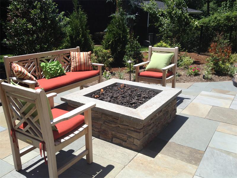 Patio, Outdoor Fireplace & Fire Pit, Planting Enhancements 